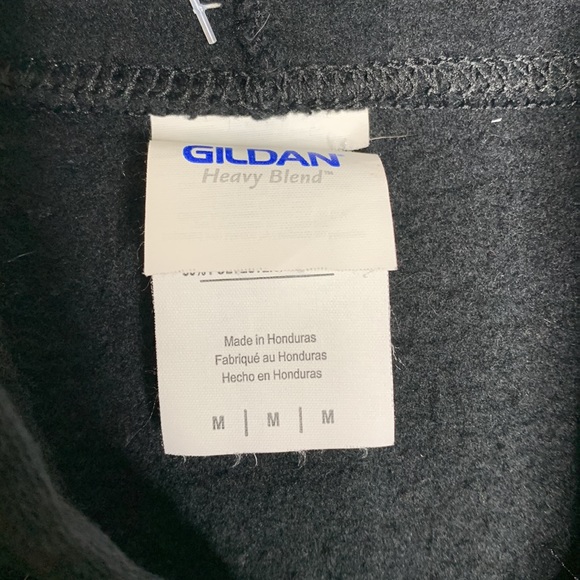 Gildan | Black BAND Zip Up HOODIE | Brad Paisley ALCOHOL WORLD TOUR Sweatshirt - Picture 5 of 8